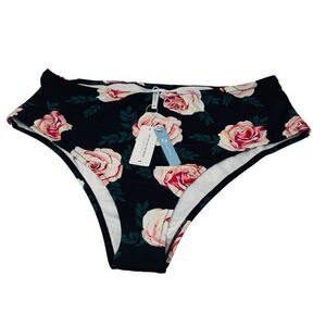 NWT. CUPSHE. Women’s Floral Green Multicolor Bikini Bottoms. Size 4X.